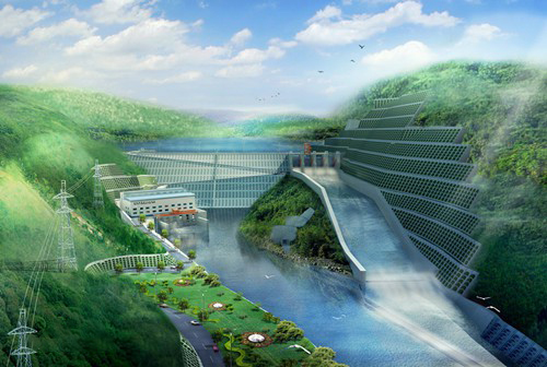 万载老挝南塔河1号水电站项目